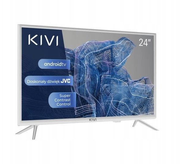 Kivi 24H750NW 24' HD Google Android TV White 1366x768 60 Hz Sound by JVC
