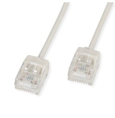 ROLINE UTP Data Center Patch Cord Cat.6A (Class EA), LSOH, Slim, Ultra Short Connector, szary, 5 m