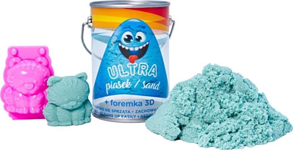 Epee Ultra piasek puszka 150g turkusowy + foremka 3D tygrysek