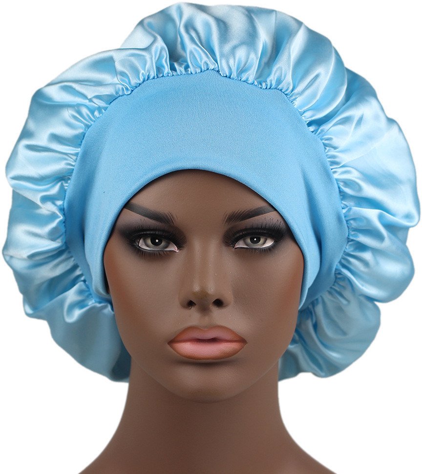 CZEPEK do SUSZENIA Włosów NA NOC PO KĄPIELI Błękit