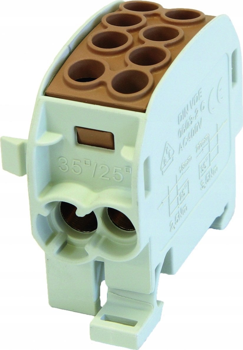 Simet Blok rozdzielczy - odgałęźny Al/Cu SCB 35 (80210) SIMBLOCK brązowy 81502015