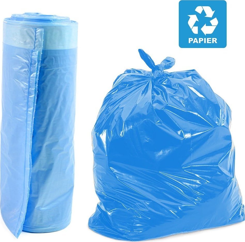 Bodex Worki na śmieci LDPE 120 L/10 sztuk niebieskie