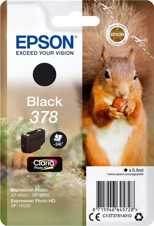 Tusz Epson Tusz 378 (black)