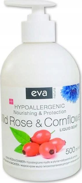 Eva Natura Mydło w płynie Wild Rose and Cornflower 500 ml