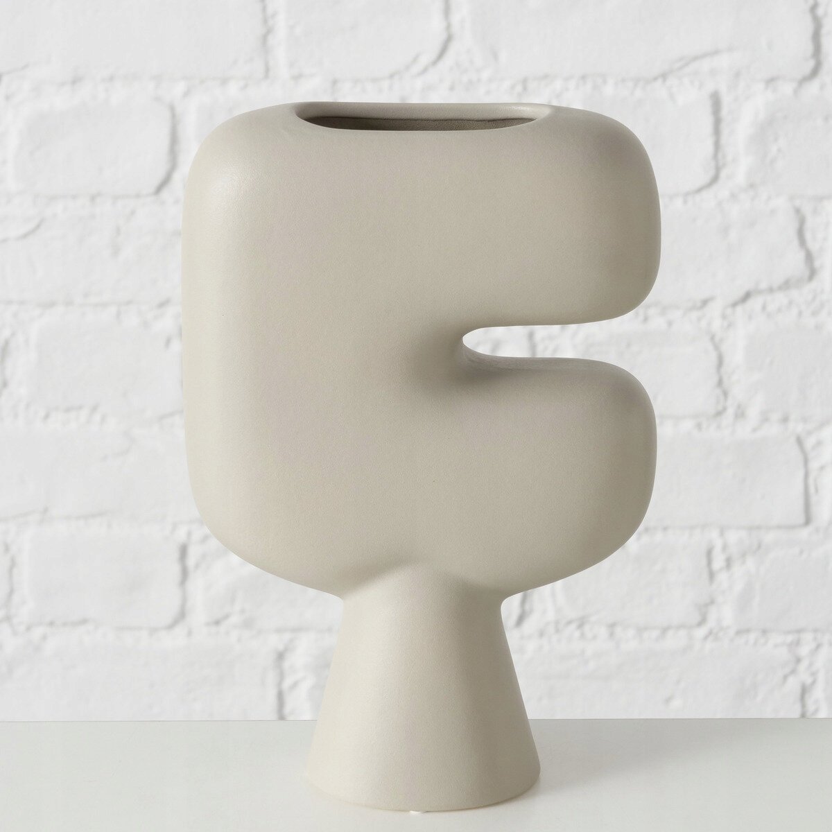 Boltze Matowy wazon gliniany PASU, 23 cm