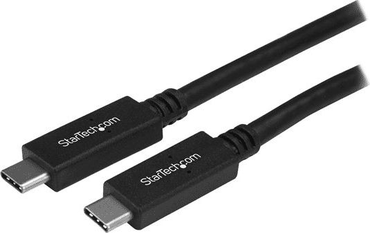 Kabel USB StarTech USB-C - USB-C 0.5 m Czarny (USB31CC50CM)