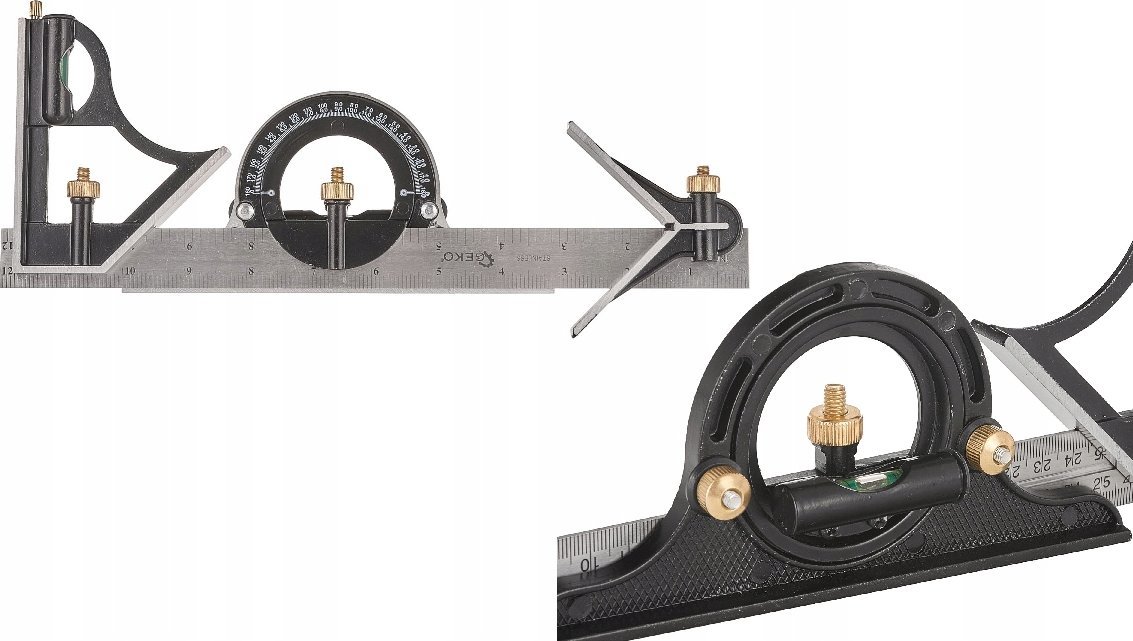 Geko Kątownik wielofunkcyjny stolarski budowlany 300mm (10/60)