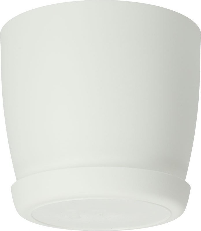 Kadax Doniczka Osłonka Na Kwiaty Podstawka Biała 12cm