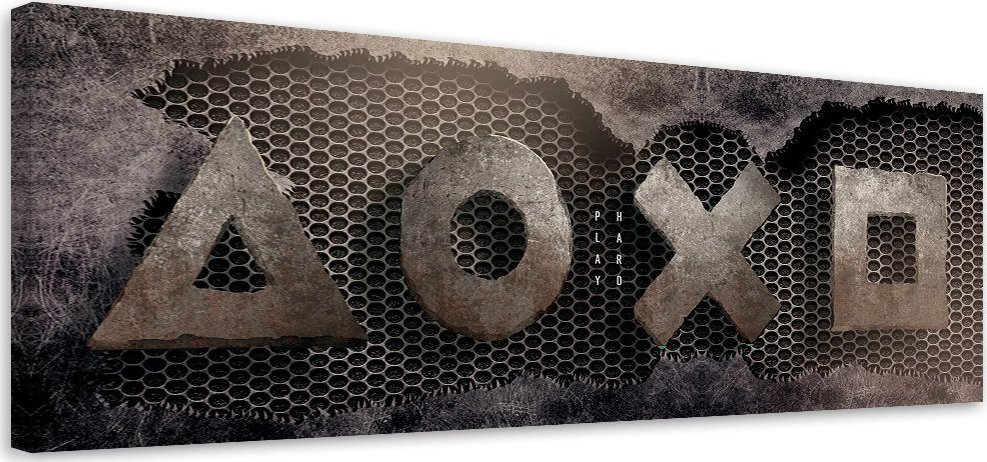 Feeby Obraz na płótnie, Symbole klawiszy kontroler - 150x50