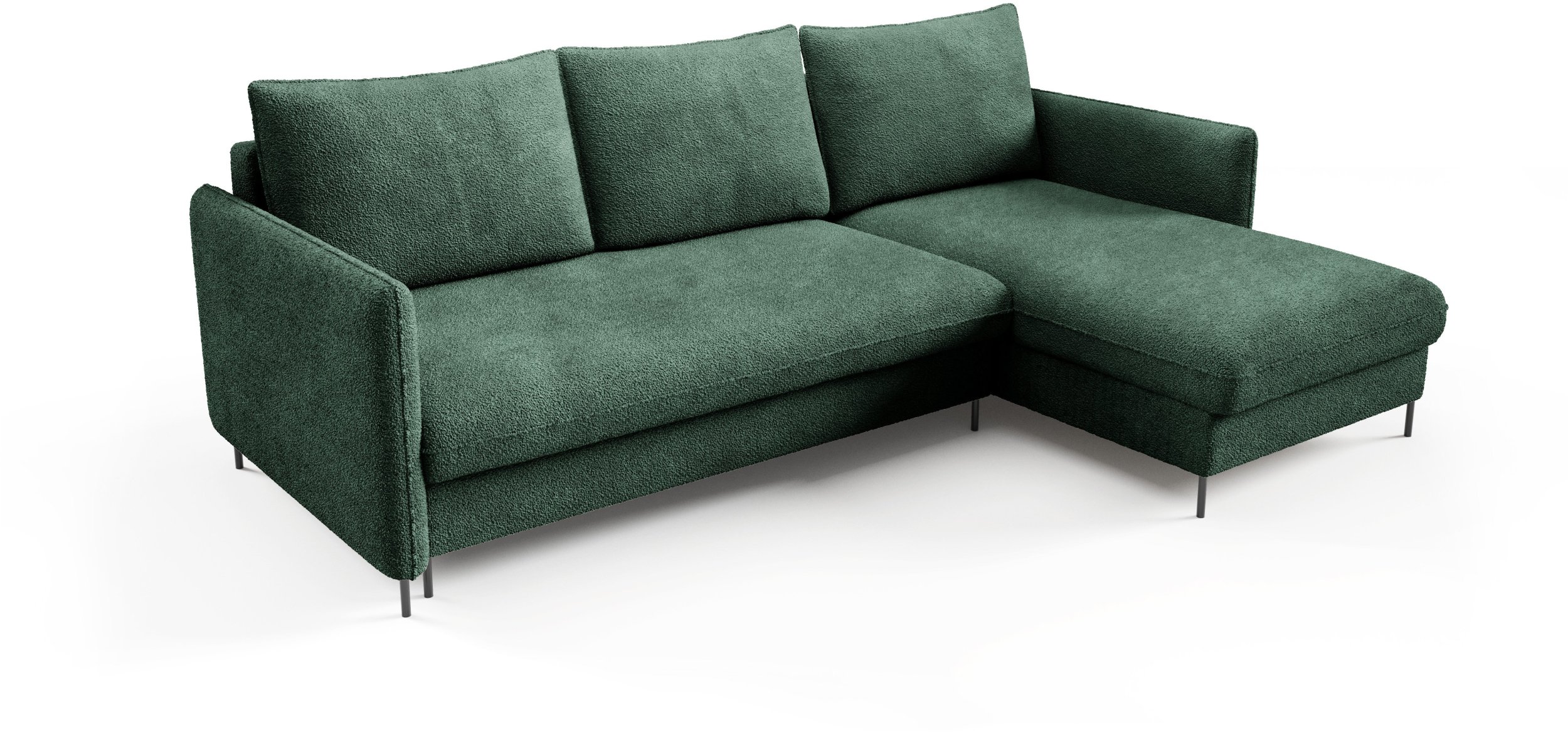 Narożnik BELISSA funkcja spania 2xpojemnik BOUCLE, Bukla abriamo 09