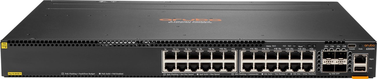 Switch HPE ARUBA 6300M 24G CL4 POE 4 STOCK