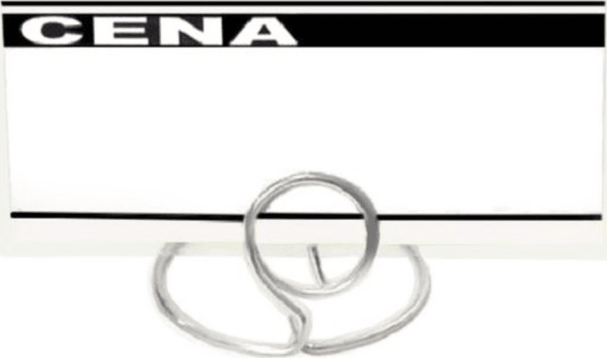 StudioCen Cenówki,etykiety laminowane 60x95cm BIAŁE 50szt.