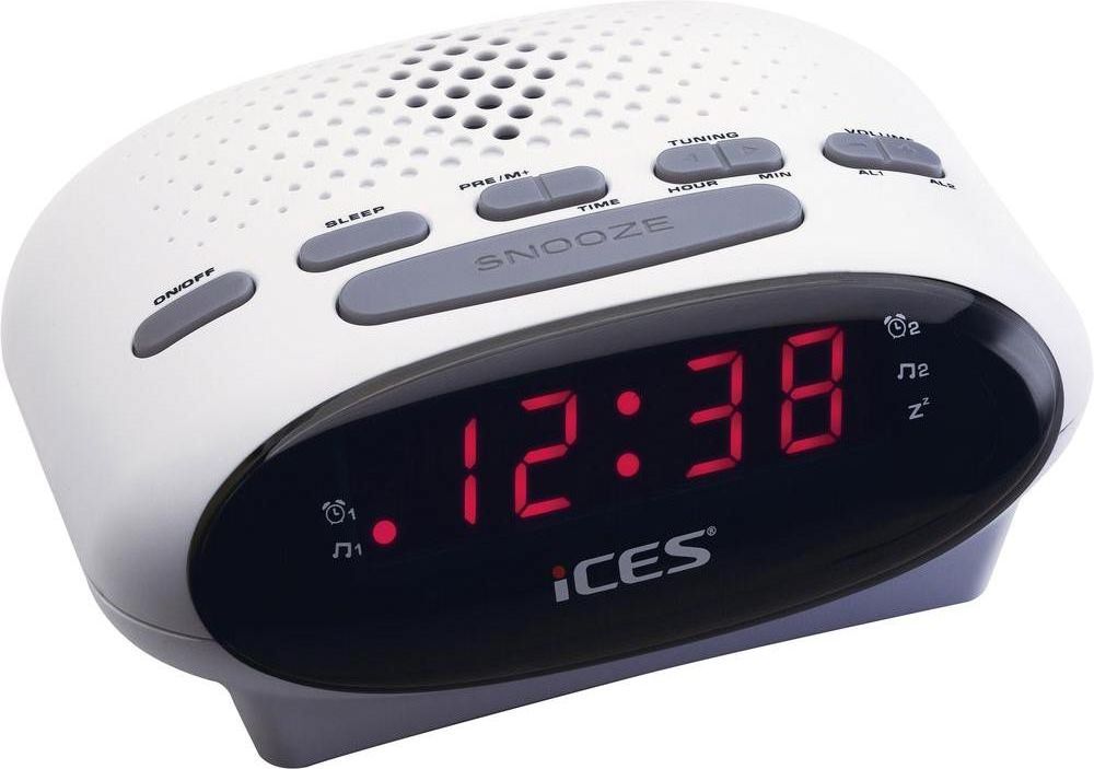 Radiobudzik Lenco ICR210 WHITE