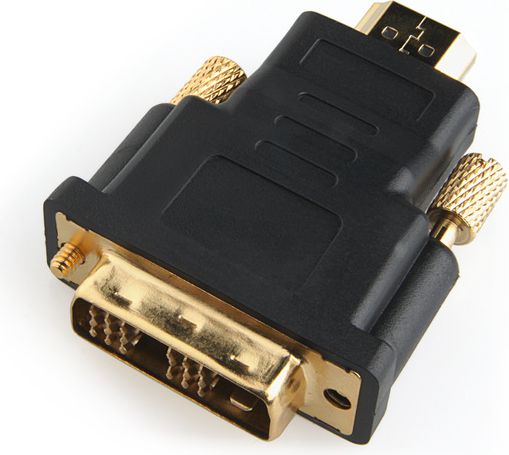Adapter AV Gembird HDMI - DVI-D czarny (A-HDMI-DVI-1)