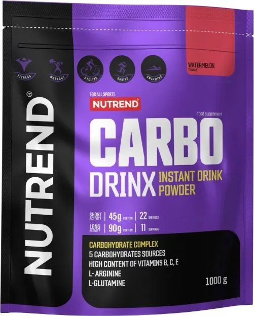 Nutrend - Napój Węglowodanowy, Carbodrinx, Arbuz, Proszek 1000g