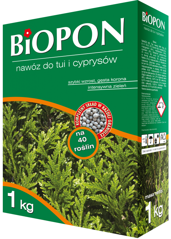 Biopon Nawóz granulowany do tui i cytrusów 1kg (1530)