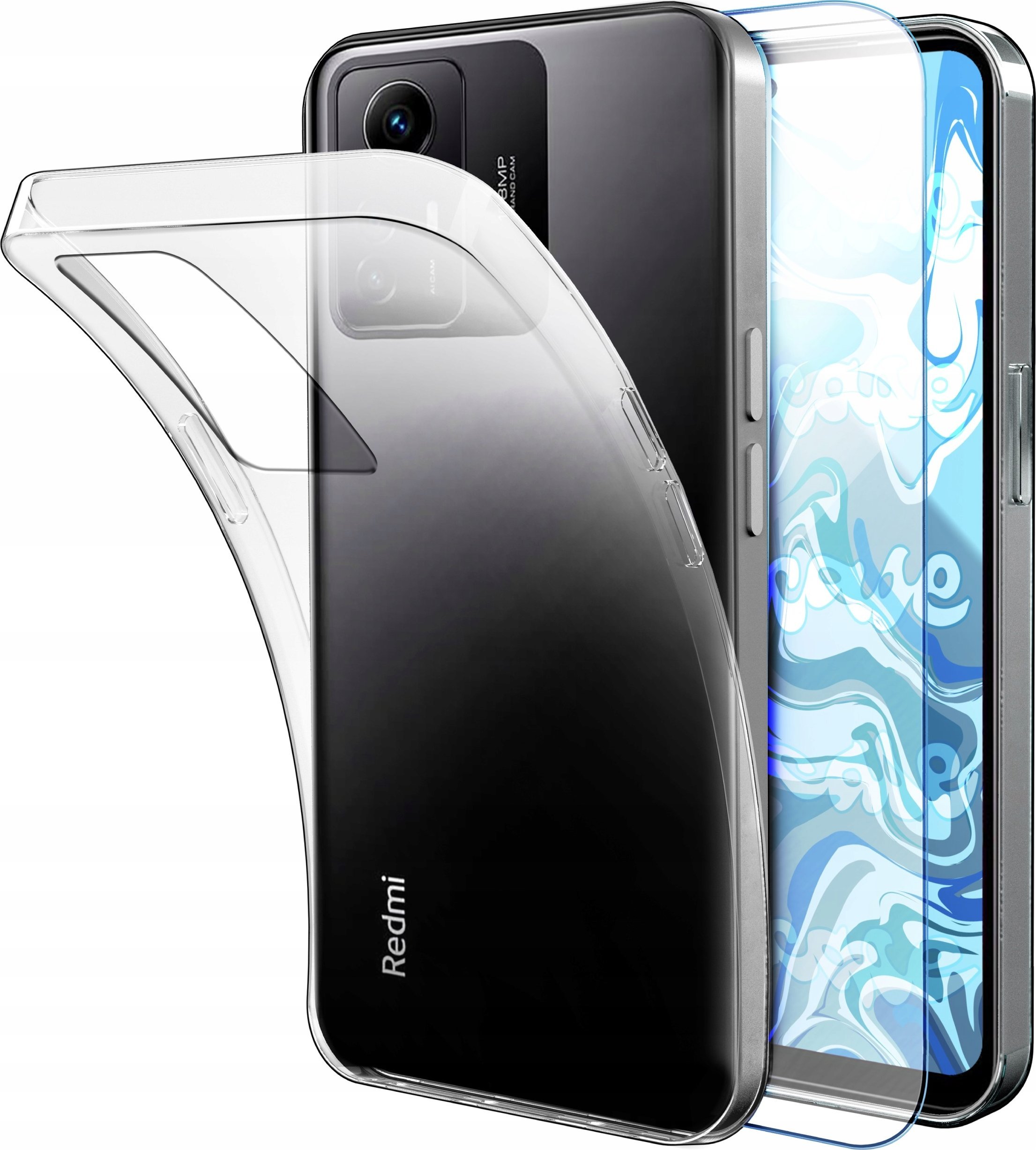 Etui Do Xiaomi Redmi Note 12S 4G (Przezroczyste, Silikon, Ochronne) Szkło