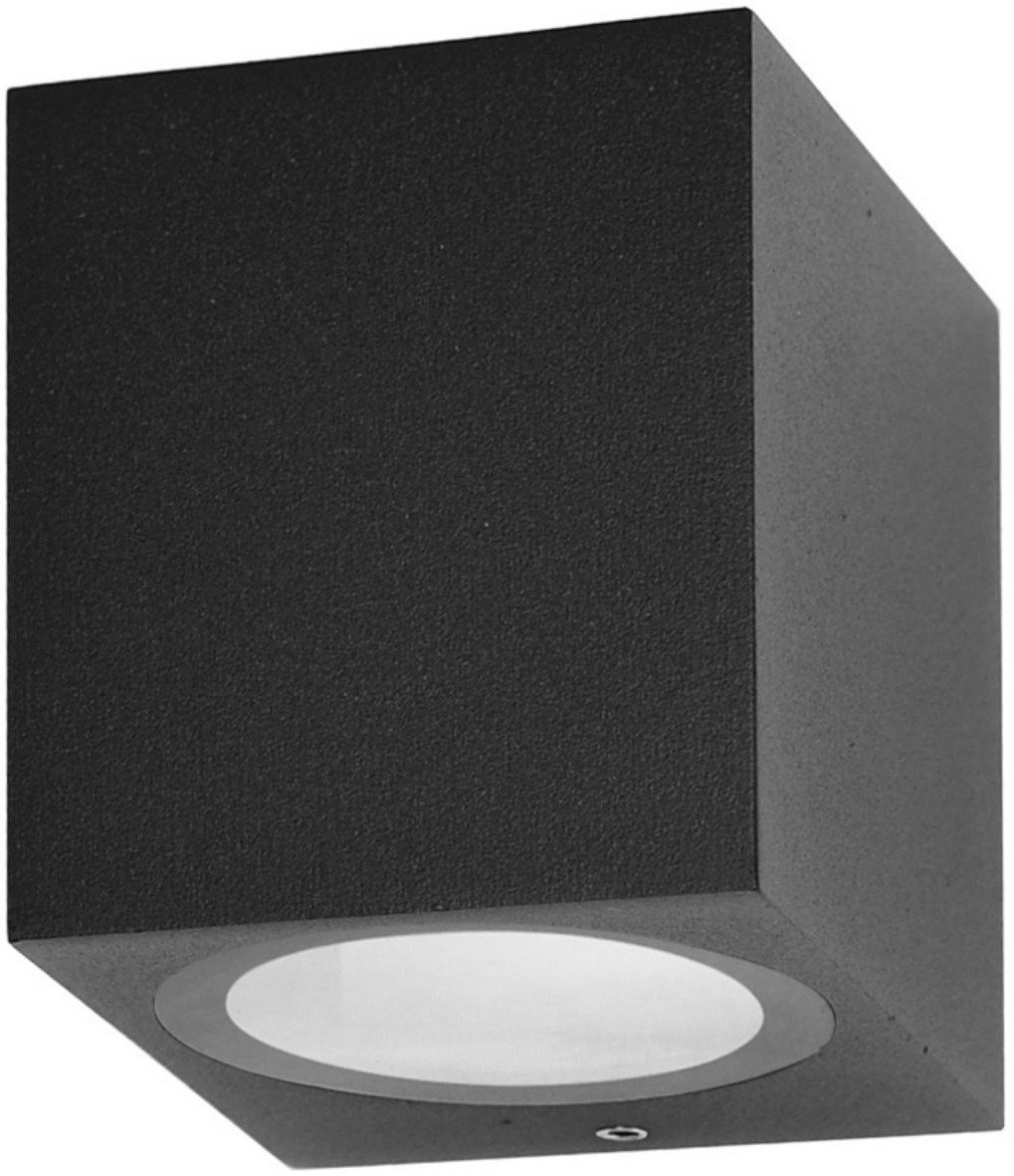 Kinkiet zewnętrzny Genta OWL-2197-1SQ Italux do ogrodu IP54 czarny