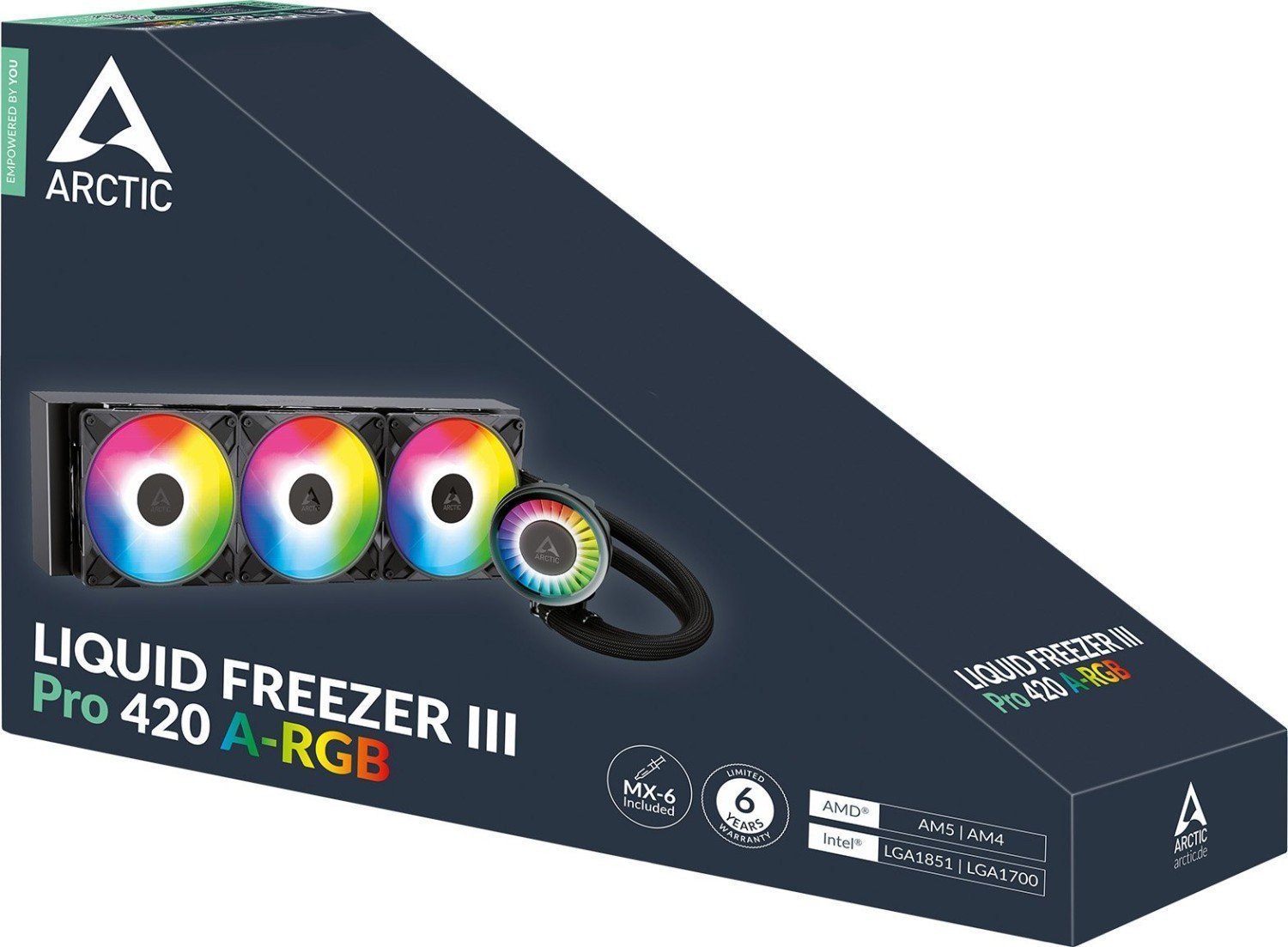Chłodzenie wodne Arctic Chłodzenie wodne Arctic Liquid Freezer III Pro 420 A-RGB (ACFRE00185A) + Butelka Termiczna