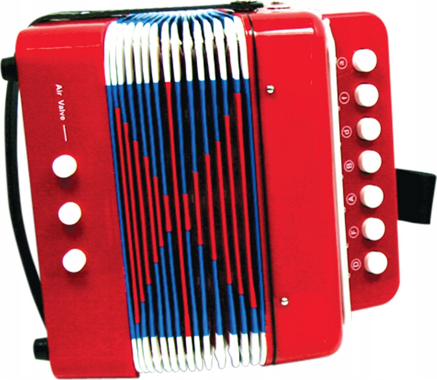 Svoora Svoora Muzikinis instrumentas - Akordeonas - Raudonas - 7 klavišai (14 natų)