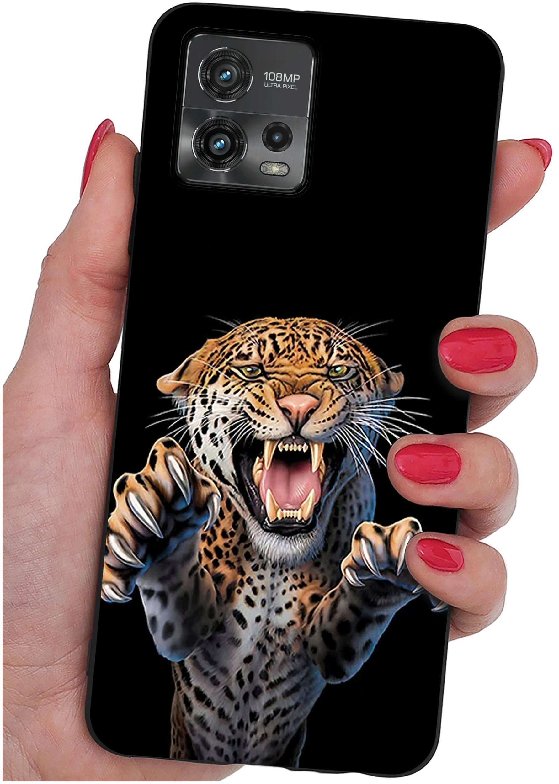 Etui do Motorola Moto G72 WZORY |SILIKONOWE MATT CASE + SZKŁO 9H