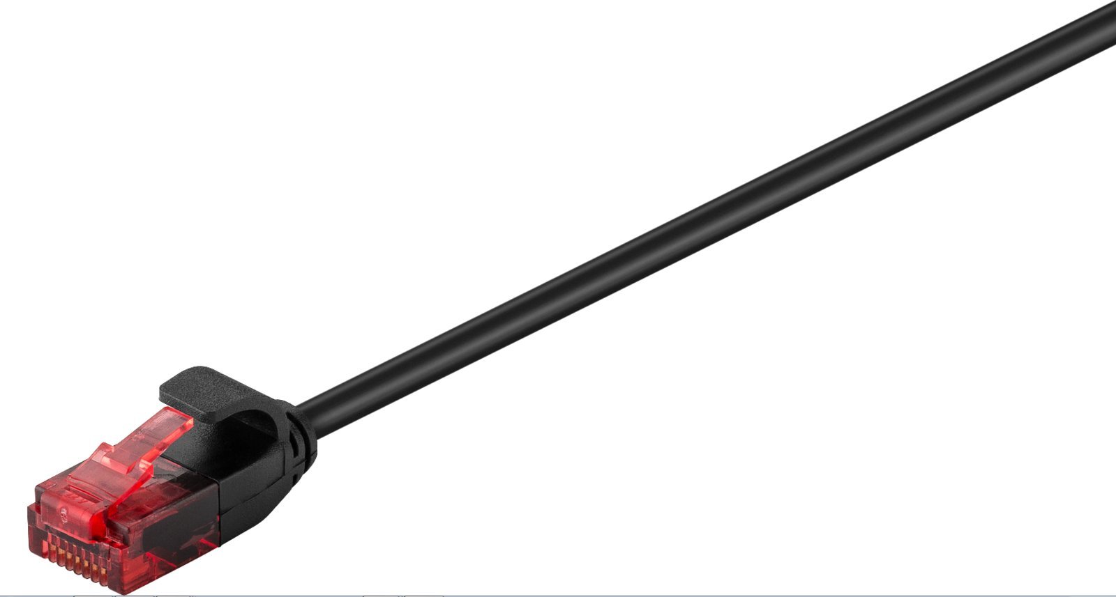 MicroConnect U/UTP CAT6A Slim 10M Black