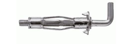 PGB Kołek stalowy MOLLY hak prosty 4x38mm