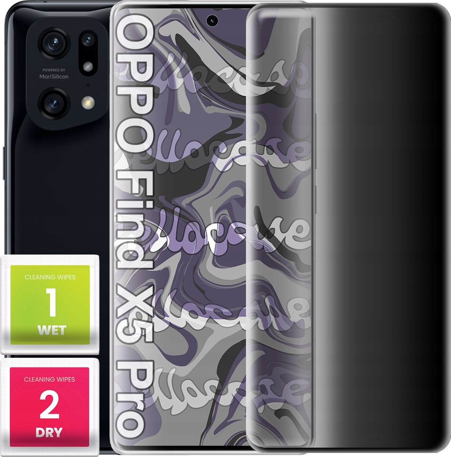 Szkło Hartowane Do Oppo Find X5 Pro (Curved, Antyszpiegowskie, Ochronne)