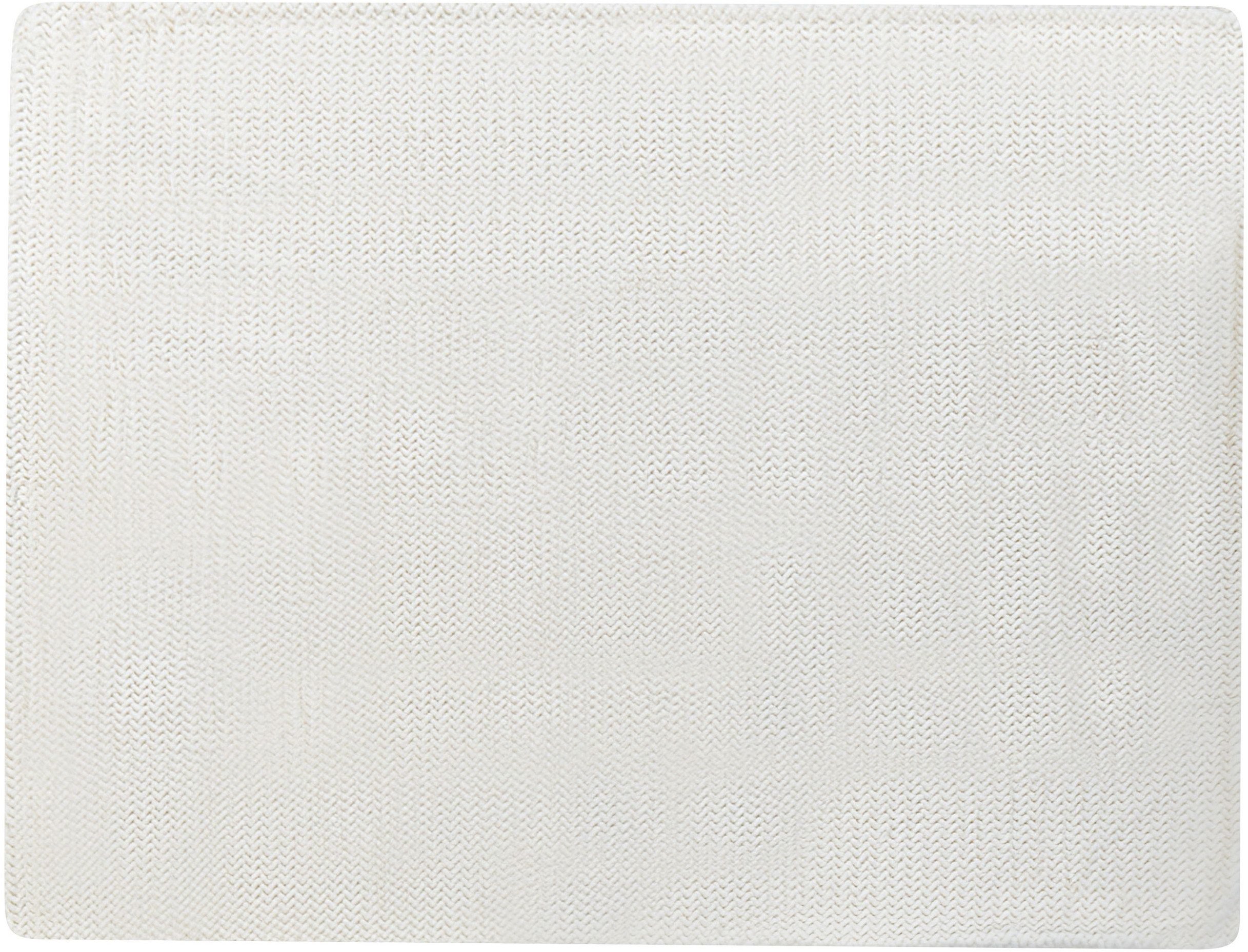 Narzuta na łóżko SURMI Sztuczne futro 150 x 200 cm Złamana biel