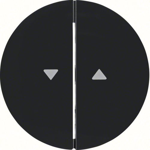 Berker Klawisz podwójny z symbolem strzałka R.1/R.3 czarny (16252045)