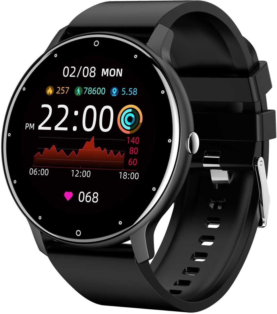 Smartwatch Gravity GT1-3 Czarny (GT1-3)