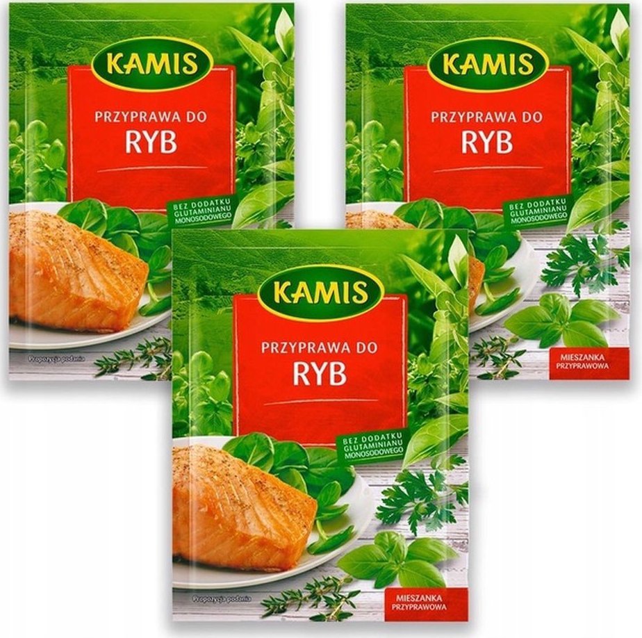 Kamis Kamis Przyprawa do ryb Mieszanka przyprawowa 20 g x 3 sztuk