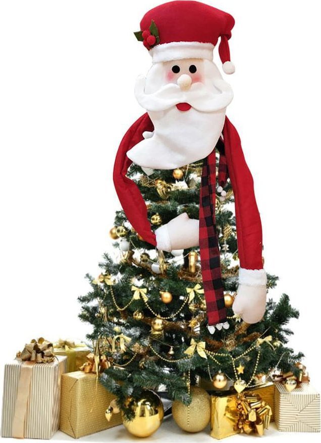 Ozdoba choinkowa Mikołaj Czubek na choinkę Zawieszka