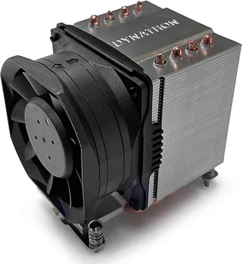 Chłodzenie CPU Dynatron DYNATRON A56 AMD AM4 AM5 Kuehler 3U mit Heat Pipes in Kontakt mit CPU Kuehlrippen aus Aluminium Aktiv mit PWM und bis zu 170W