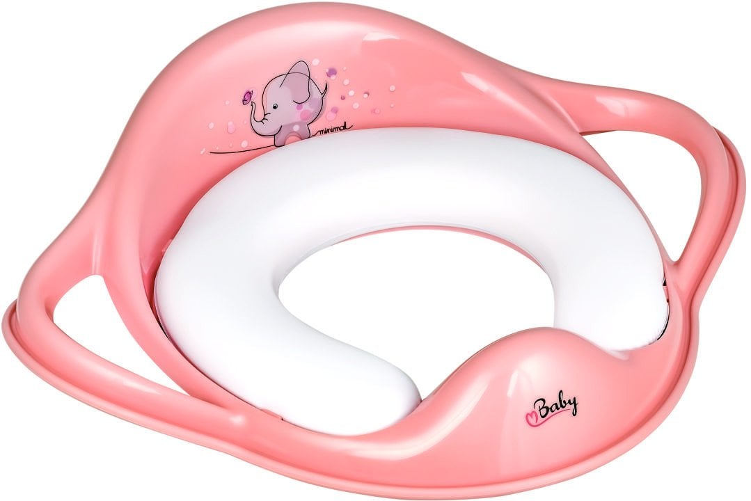 Maltex Nakładka miękka antypoślizgowa na sedes Słonik brzoskwiniowy róż (6130_41)