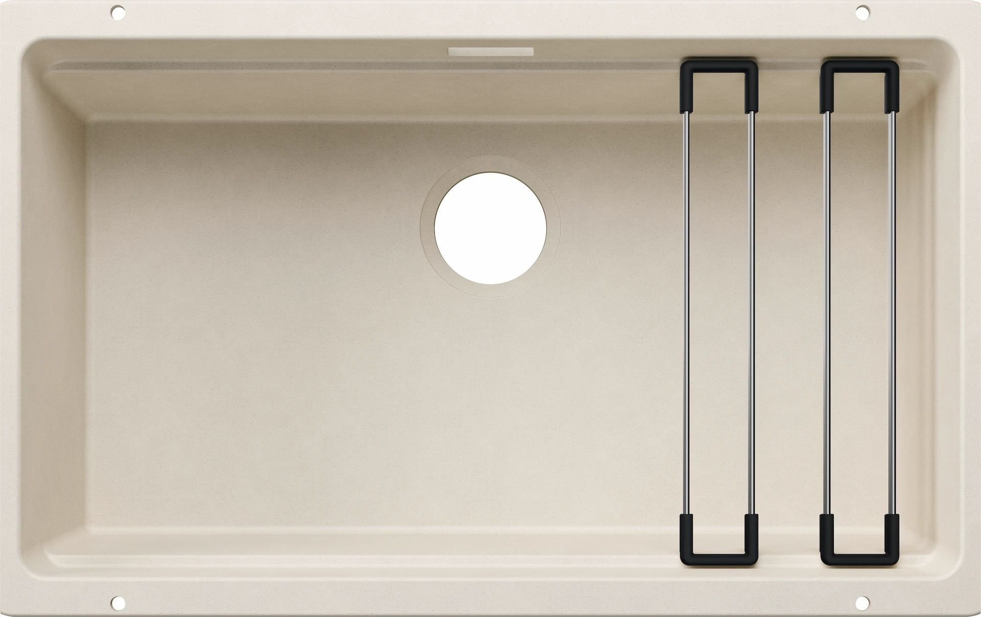 Zlewozmywak Blanco ETAGON 700-U Silgranit delikatny biały, bez armatury, szyny