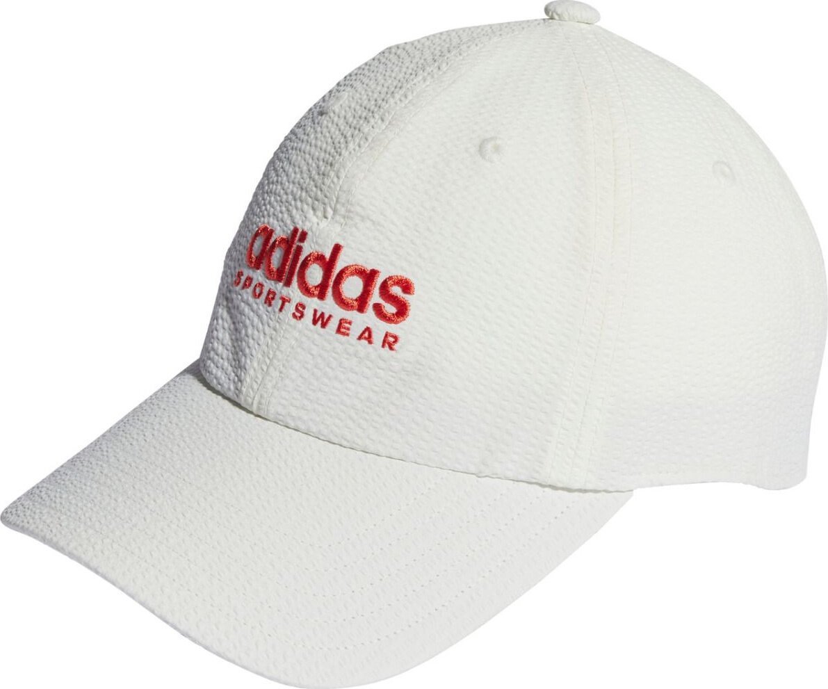Adidas Czapka z daszkiem Seersucker Dad biała IR7910 Dorośli S/M