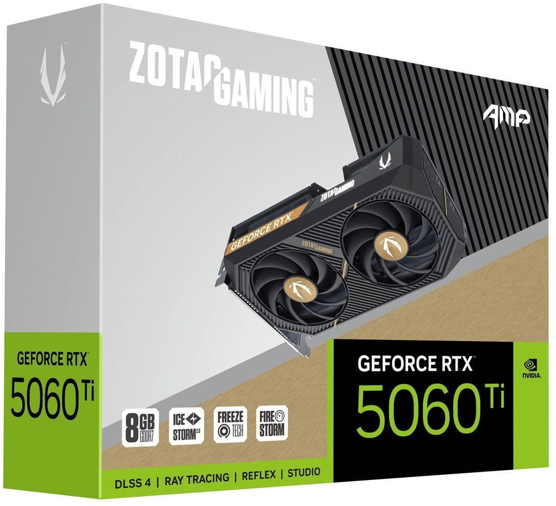 ZOTAC GAMING GeForce RTX 5060 Ti AMP, 8192 MB GDDR7