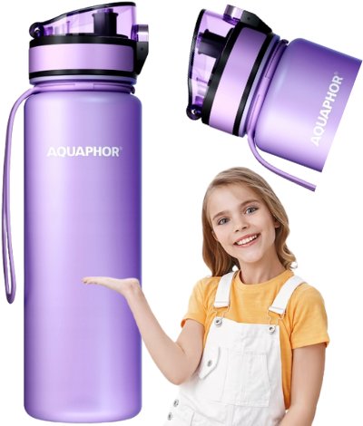 Butelka filtrująca do wody Aquaphor 0,5l fiolet