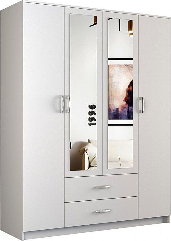 Elior Szafa z lustrem Amira 4X - biała