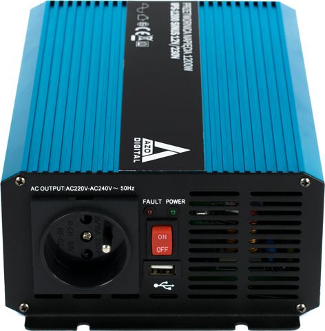 Przetwornica Azo SINUS 12V/230V 1200W (IPS-1200S )