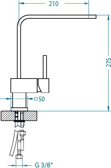 Bateria kuchenna Alveus ALVEUS LAGUNA MONARCH bateria kuchenna antracyt