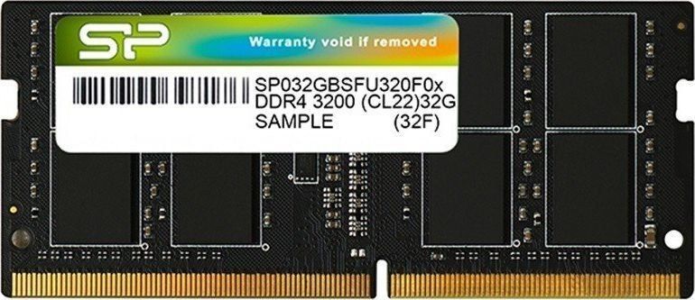 Pamięć do laptopa Silicon Power SODIMM, DDR4, 8 GB, 3200 MHz, CL22 (SP008GBSFU320X02)