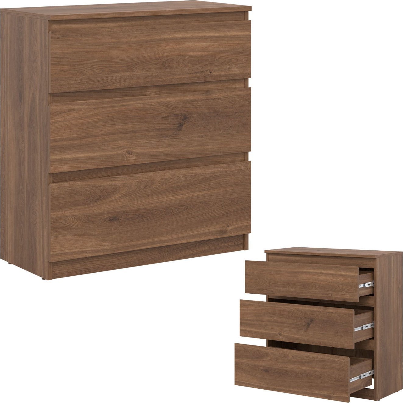 BogFran Komoda mała z szufladami dąb Castello REMI RM02