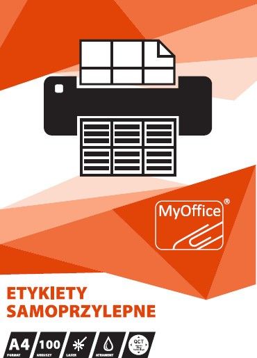 MyOffice ETYKIETY A4 MyOFFICE 70 X 42.3 MM (100)