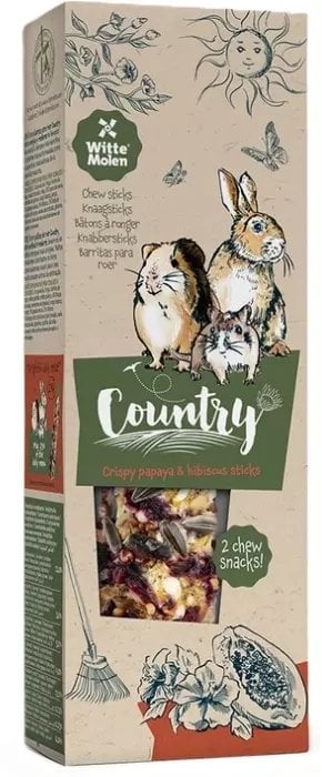 Witte Molen KOLBY GRYZOŃ COUNTRY 110g 2szt PAPAYA I HIBISKUS /8