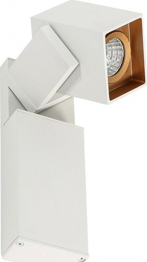 Kinkiet Italux Lampa ścienna biała Italux Aravena White Gold 4000K WLB073/5W 4000K WH+GO