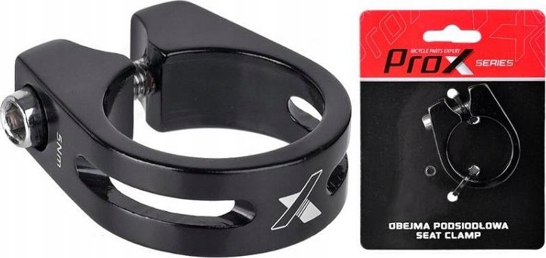 Prox ZACISK SIODEŁKA OBEJMA SZTYCY PROX 34,9 MM CZARNA NA IMBUS