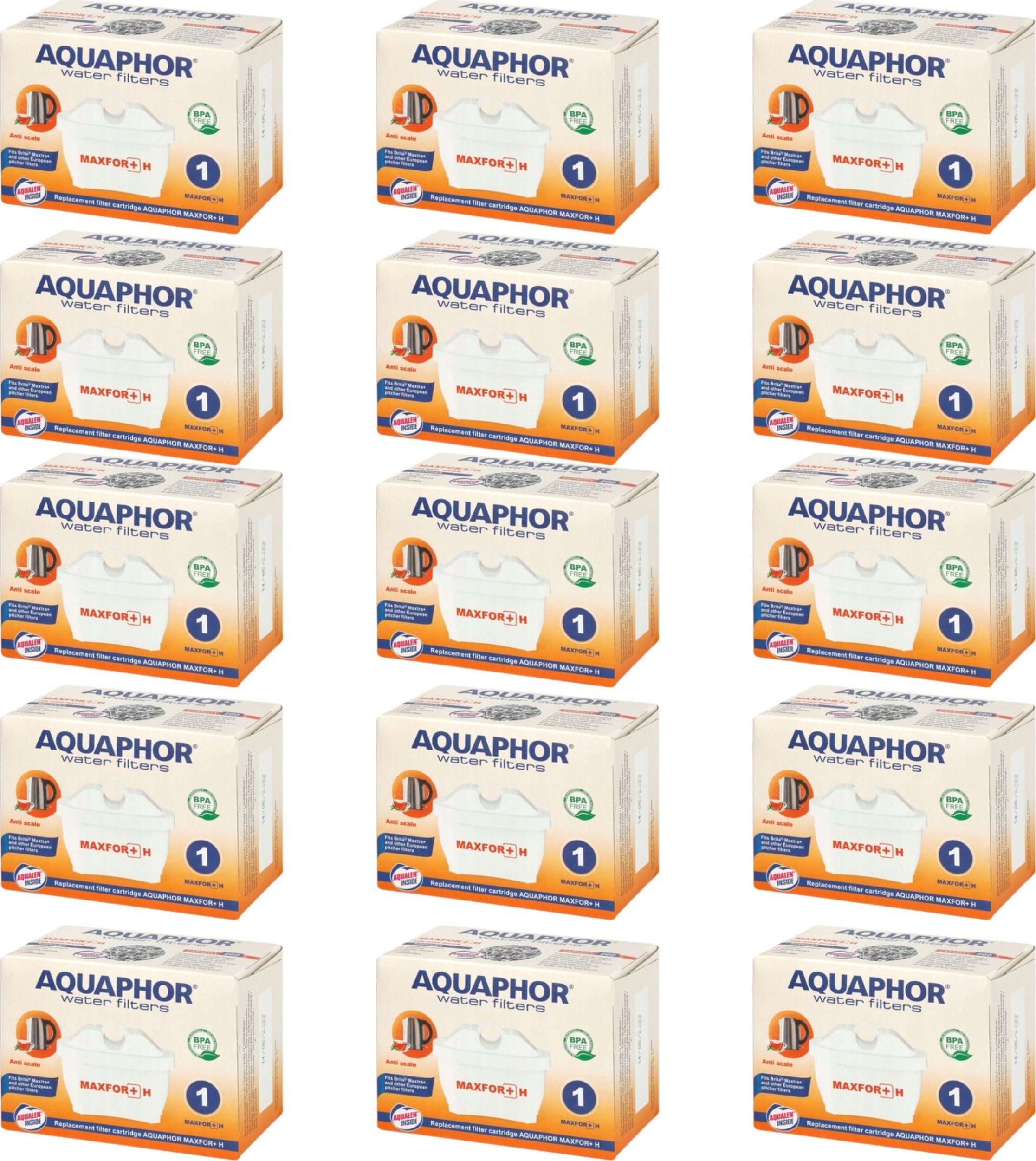 Wkład filtrujący Aquaphor Maxfor+ H 15 szt.