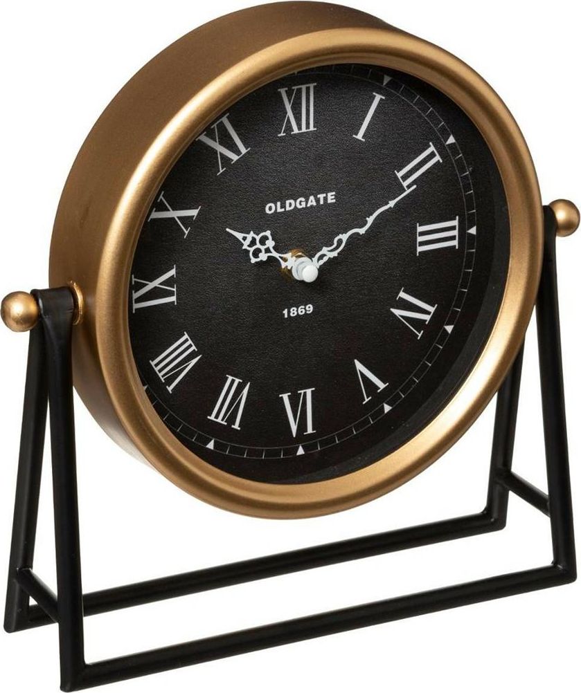 Atmosphera Zegar stołowy Luca na metalowym stojaku